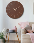 Helvano | Minimalistische Wanduhr fürs Wohnzimmer