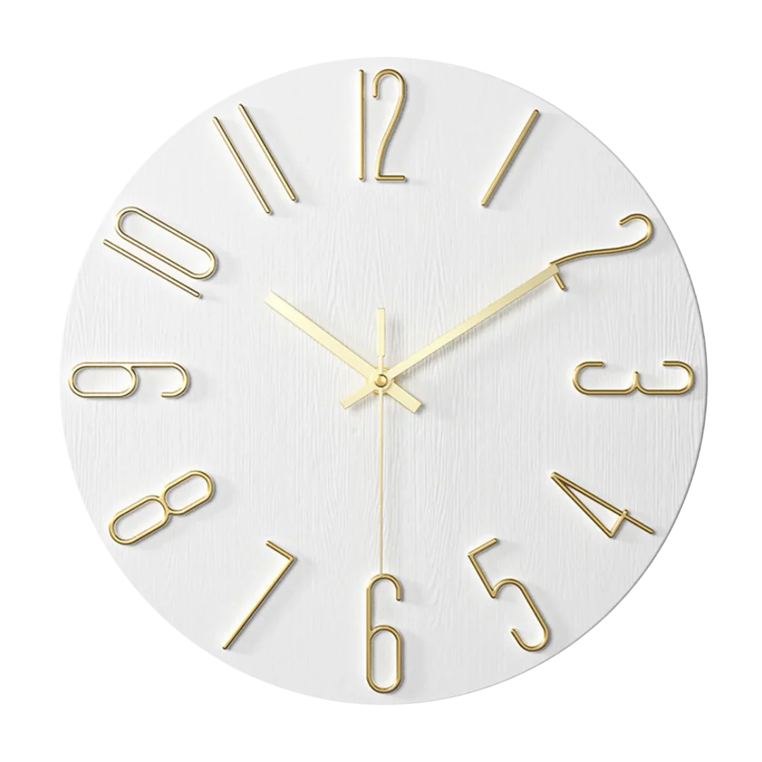 Helvano | Minimalistische Wanduhr fürs Wohnzimmer