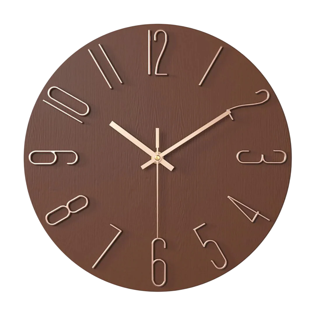 Helvano | Minimalistische Wanduhr fürs Wohnzimmer