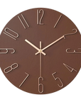 Helvano | Minimalistische Wanduhr fürs Wohnzimmer