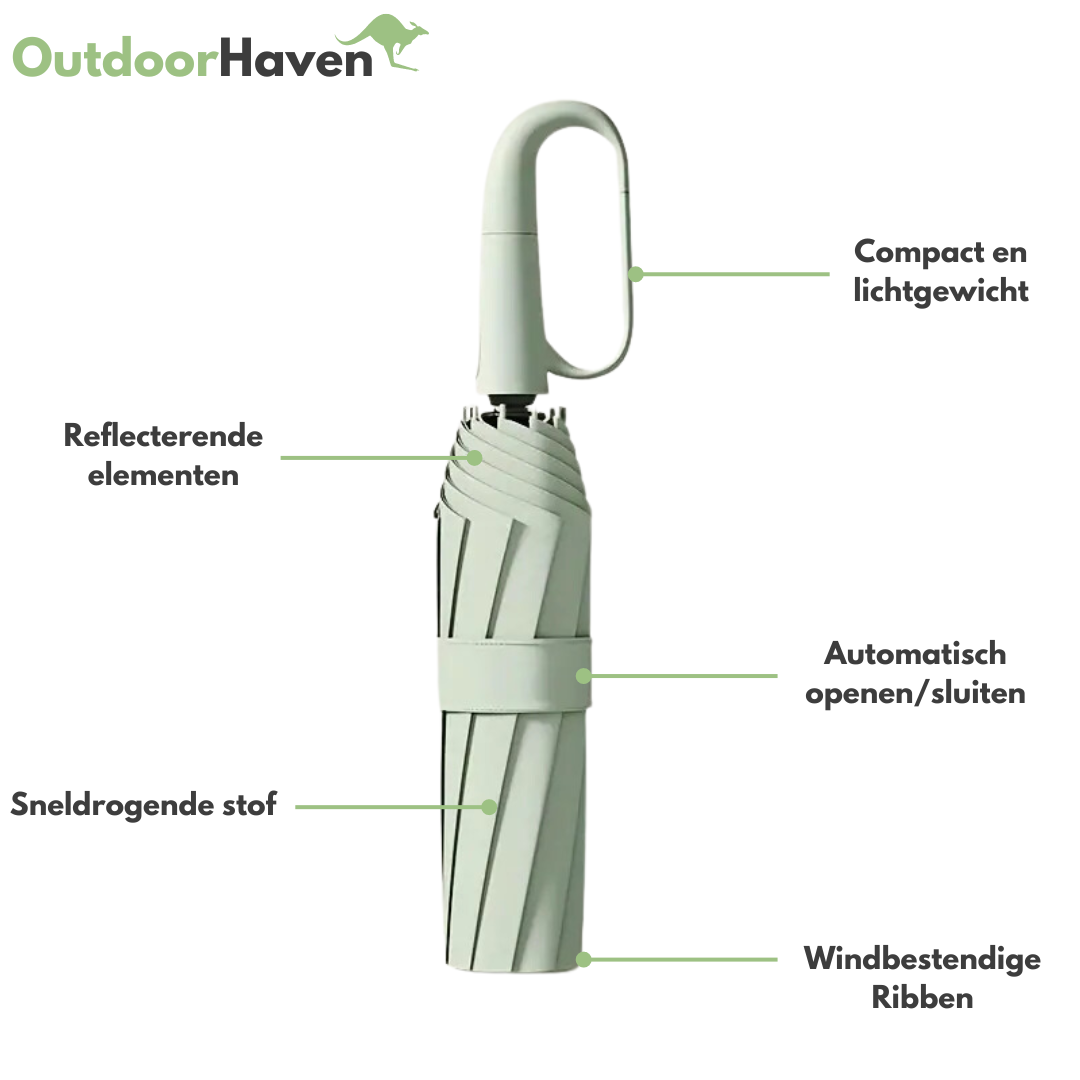 Helvano | Winddichter Regenschirm mit Automatik