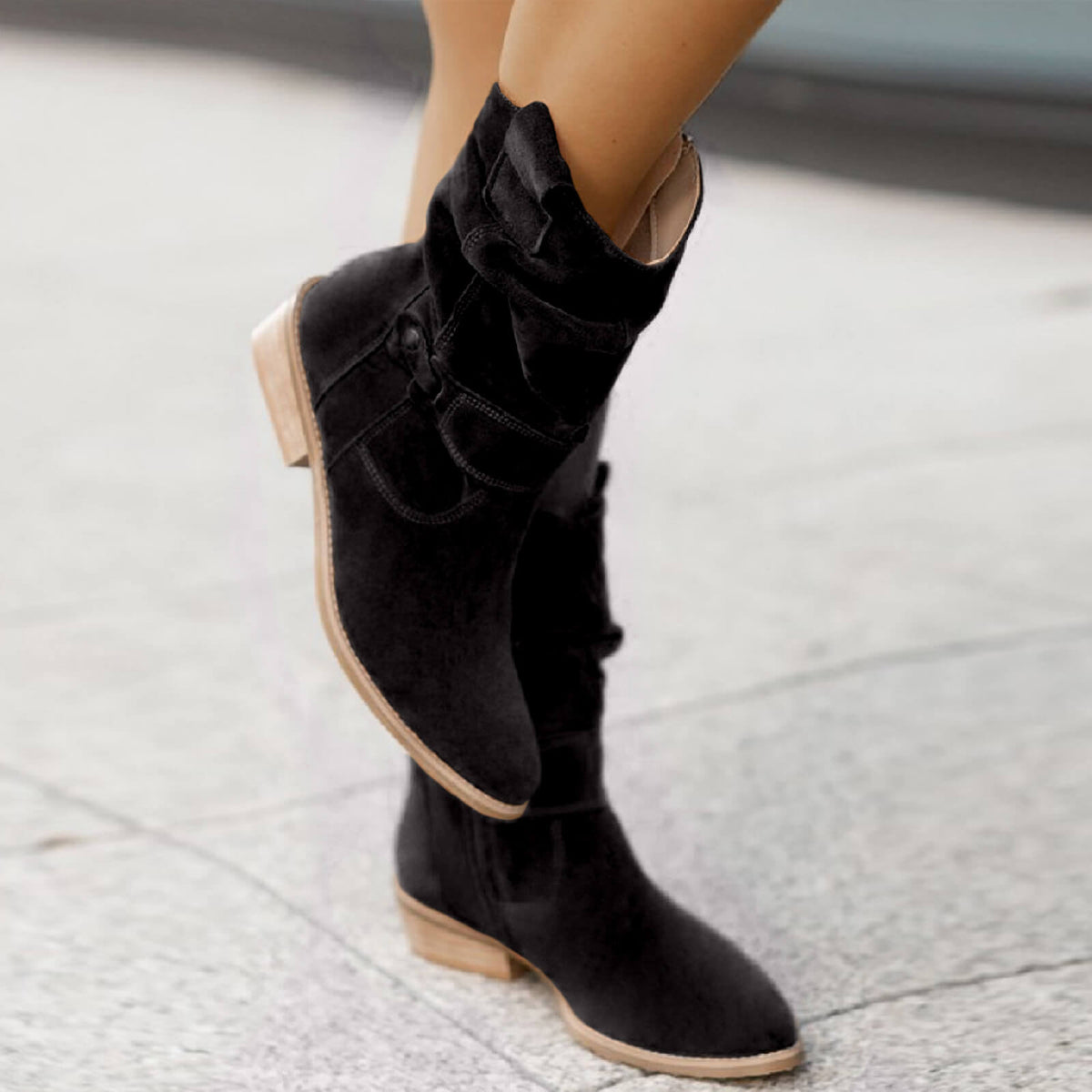 Helvano | Damen Stiefel aus Wildleder