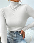 Helvano | Rollkragenpullover mit Rippstruktur für Damen