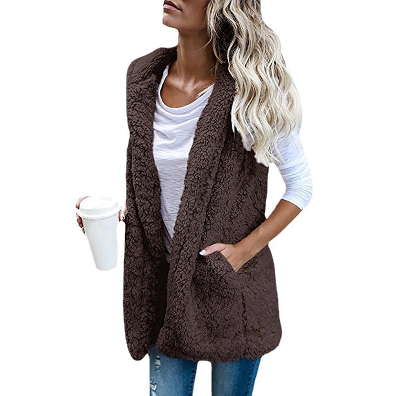 Helvano | Kuschelige Teddy-Weste für Damen