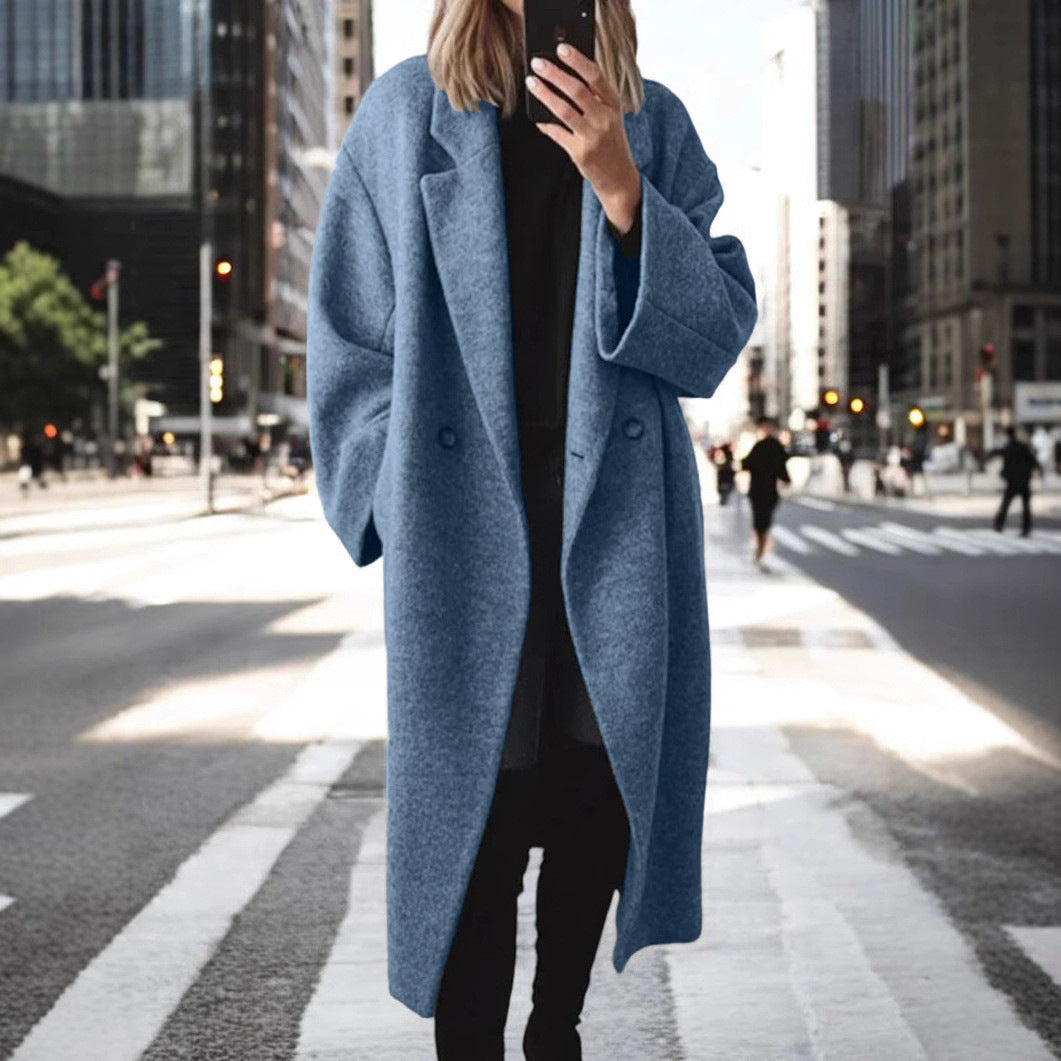 Helvano | Oversized Wollmantel für Damen