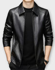Helvano | Slim-Fit Lederjacke für Herren
