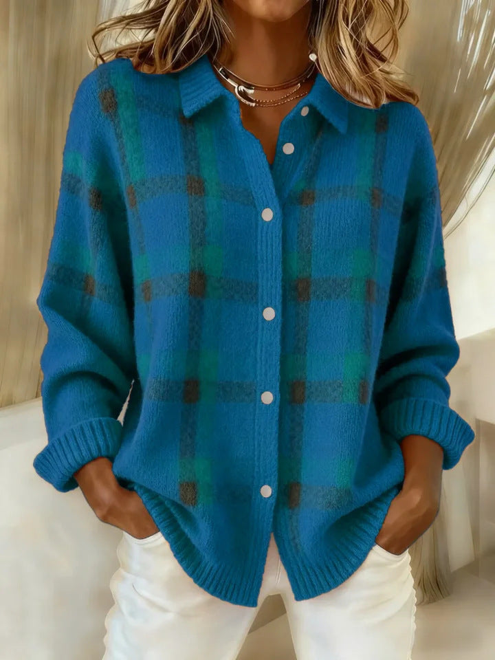 Helvano | Strickjacke mit Kragen für Damen