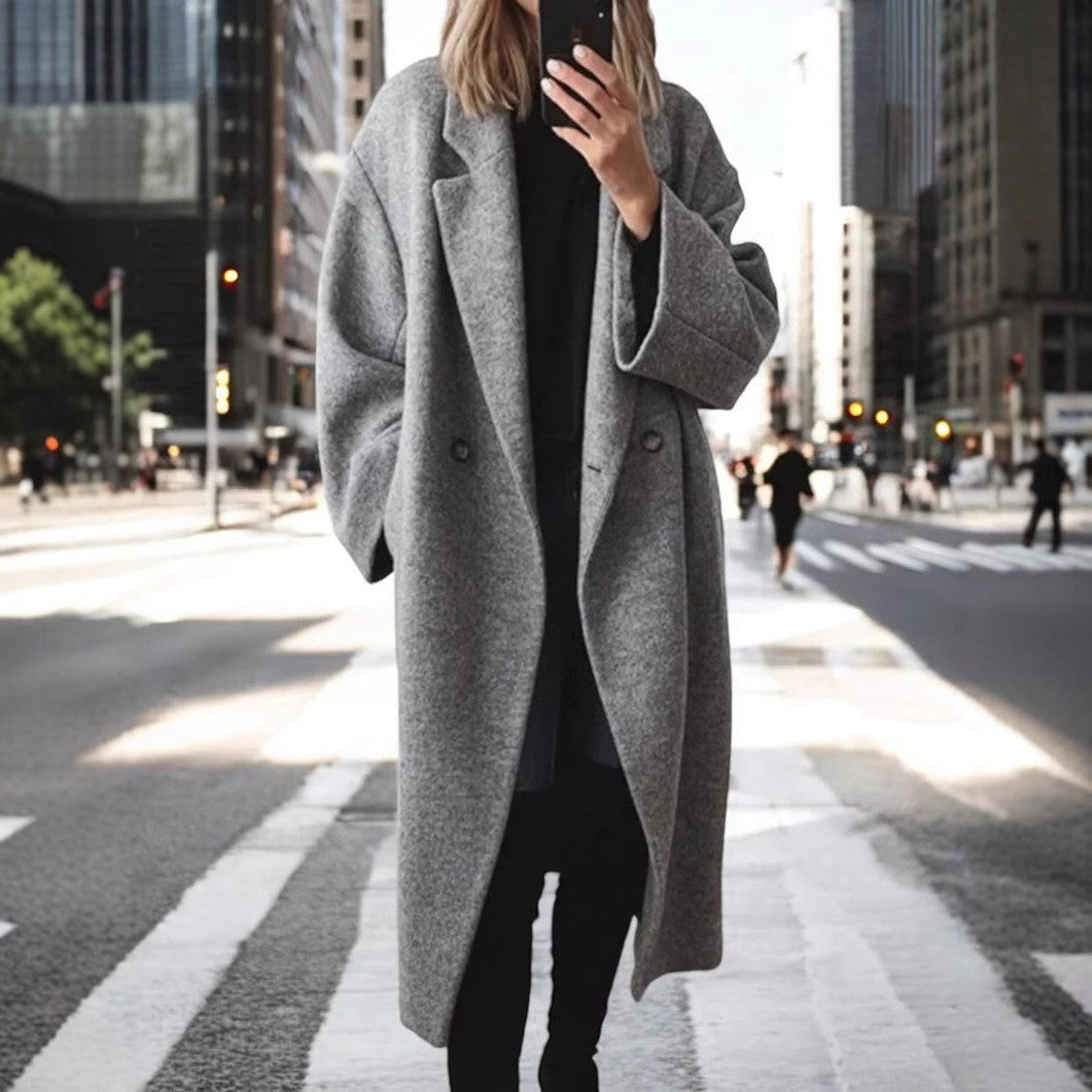 Helvano | Oversized Wollmantel für Damen