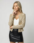Helvano | Strickjacke mit Glitzereffekt für Damen