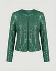 Helvano | Strickjacke mit Glitzereffekt für Damen