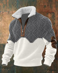 Helvano | Fleece-Pullover mit Stehkragen für Herren