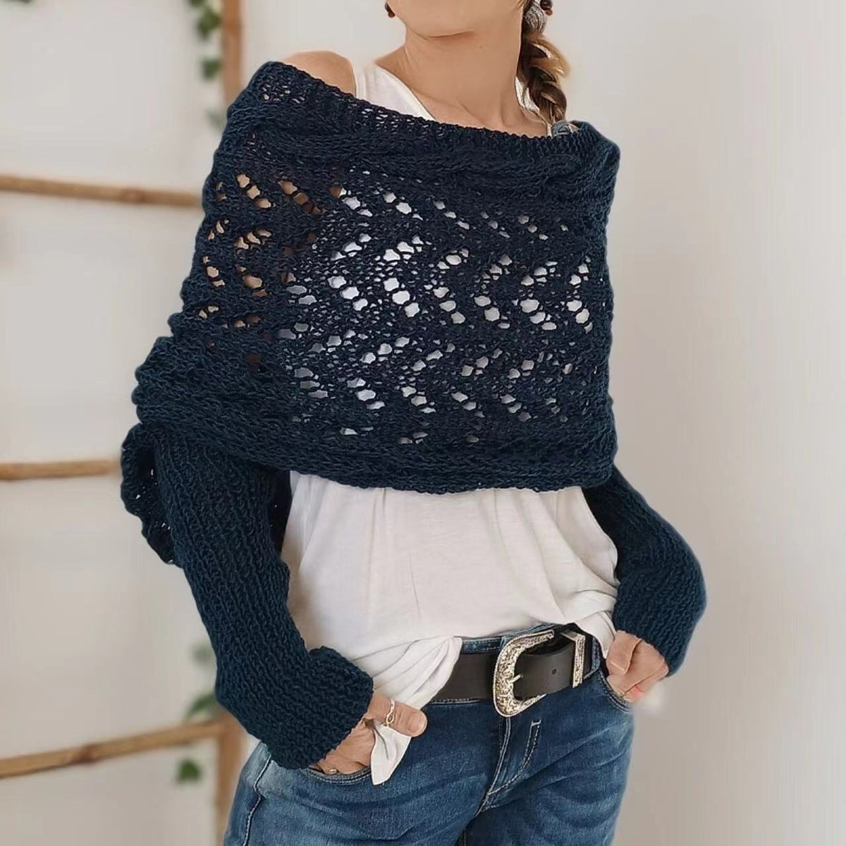 Helvano | Bequemer Strickschal für Damen