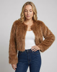 Helvano | Flauschige Kurzjacke für Damen