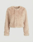 Helvano | Flauschige Kurzjacke für Damen