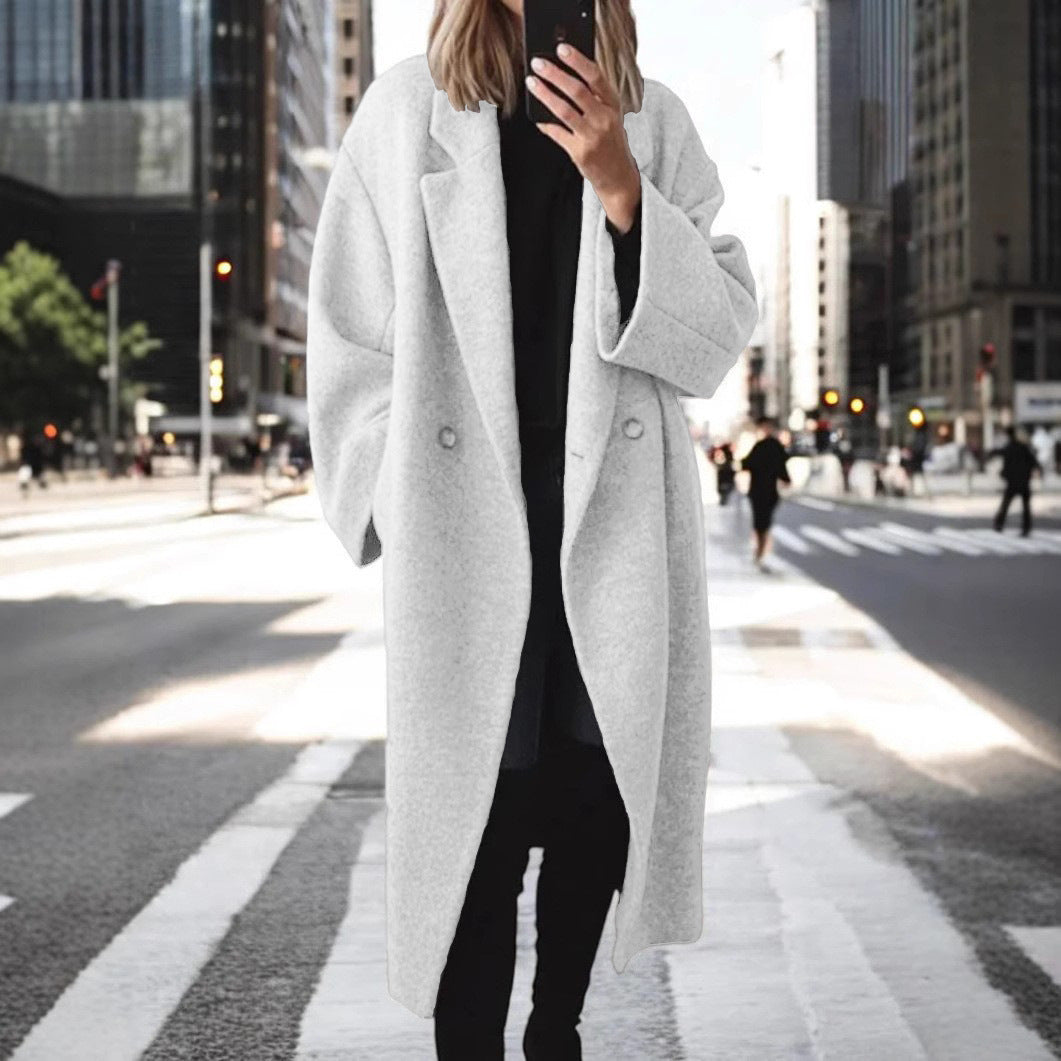 Helvano | Oversized Wollmantel für Damen