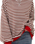 Helvano | Sweatshirt für Damen mit bunten Streifen