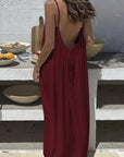 Helvano | Trägerkleid mit Spaghettiträgern für Damen