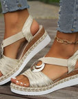 Helvano | Damen Keilsandalen mit Absatz