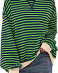 Helvano | Sweatshirt für Damen mit bunten Streifen
