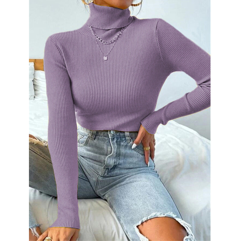 Helvano | Rollkragenpullover mit Rippstruktur für Damen