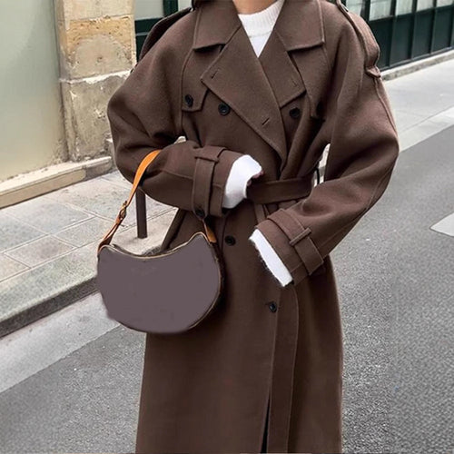 Helvano | Oversized Wollmantel für Damen