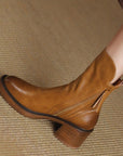 Helvano | Damen Stiefeletten mit Blockabsatz