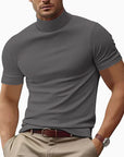 Helvano | Rollkragen-Shirt Kurzarm für Herren