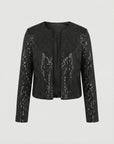 Helvano | Strickjacke mit Glitzereffekt für Damen