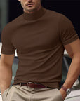 Helvano | Rollkragen-Shirt Kurzarm für Herren