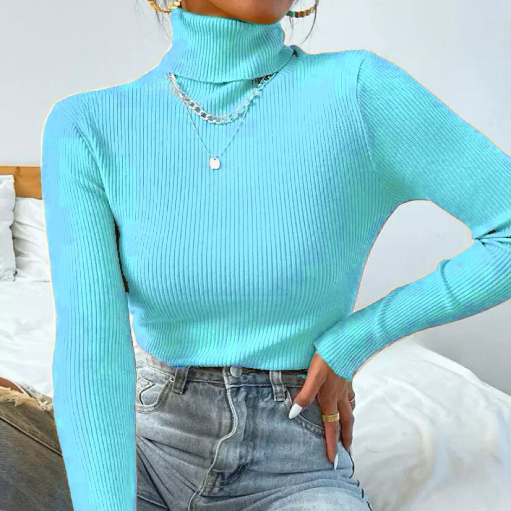 Helvano | Rollkragenpullover mit Rippstruktur für Damen