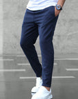 Helvano | Herren Stretch-Hose mit elastischem Bund