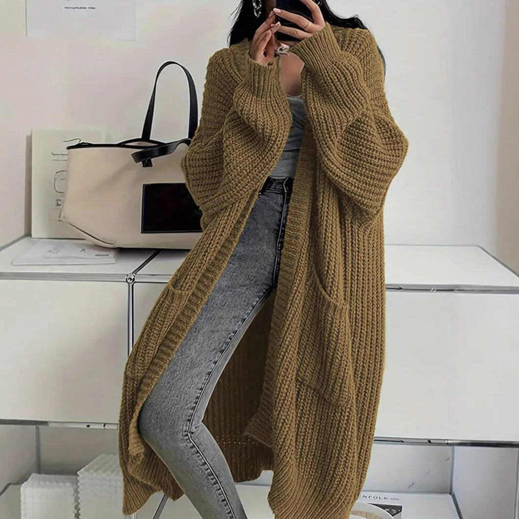 Helvano | Oversized Strickmantel für Damen