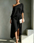 Helvano | Asymmetrisches Kleid für Damen