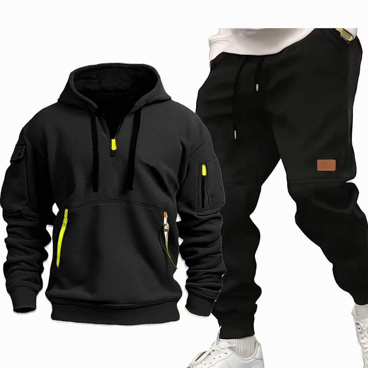 Helvano | Herren Trainingsanzug mit Hoodie und Jogginghose