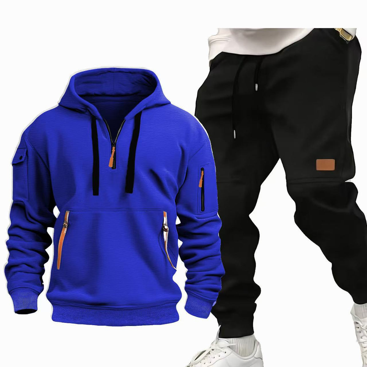 Helvano | Herren Trainingsanzug mit Hoodie und Jogginghose