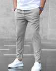 Helvano | Herren Stretch-Hose mit elastischem Bund