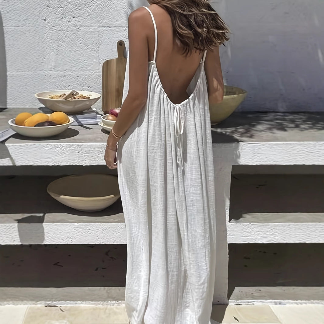 Helvano | Trägerkleid mit Spaghettiträgern für Damen
