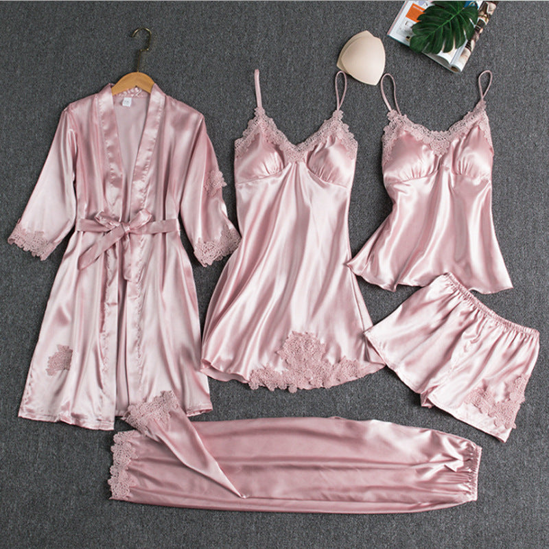 Helvano | Damen Pyjama-Set aus Satin