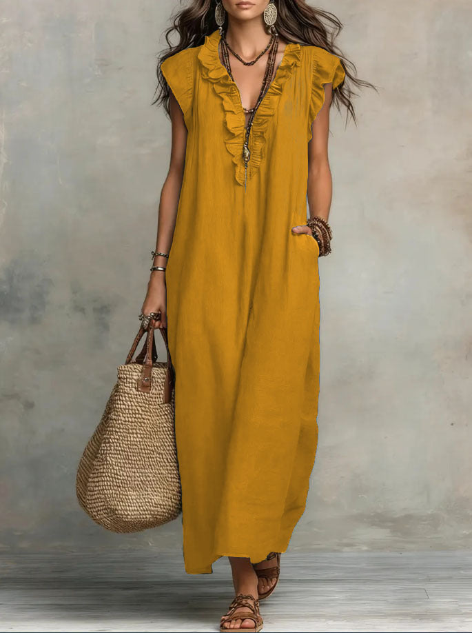 Helvano | Fliessendes Boho-Kleid für Damen