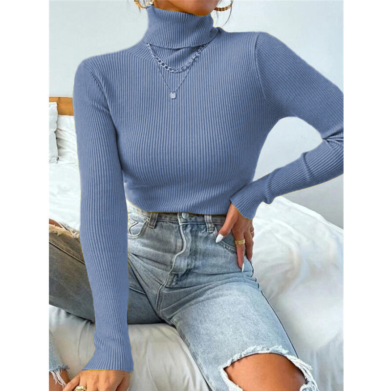 Helvano | Rollkragenpullover mit Rippstruktur für Damen