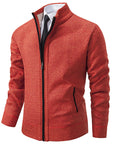 Helvano | Strickjacke mit Stehkragen und Reissverschluss für Herren