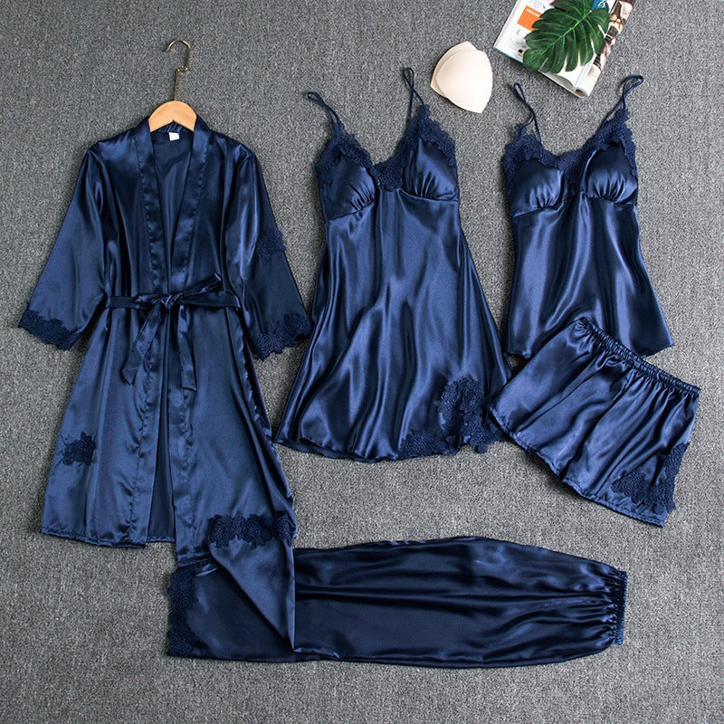 Helvano | Damen Pyjama-Set aus Satin