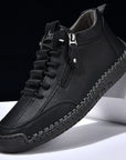 Helvano | Nubuk-Sneaker mit Reissverschluss für Herren
