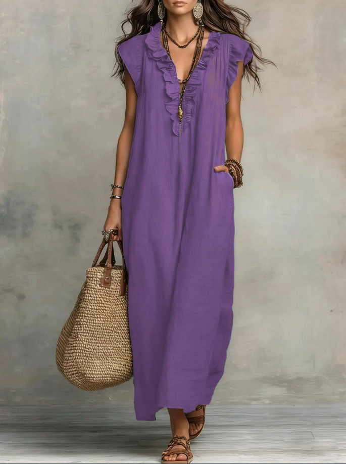 Helvano | Fliessendes Boho-Kleid für Damen