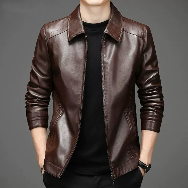 Helvano | Lässige Lederjacke für Herren