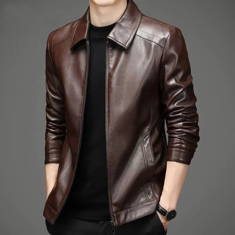 Helvano | Lässige Lederjacke für Herren