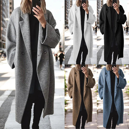 Helvano | Oversized Wollmantel für Damen