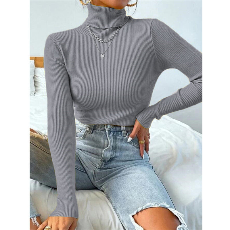Helvano | Rollkragenpullover mit Rippstruktur für Damen