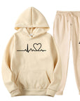 Helvano | Hoodie und Hose Set für Damen