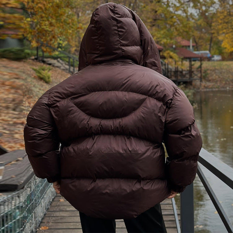 Helvano | Gesteppte Winterjacke mit Kapuze für Damen in Dunkelbraun